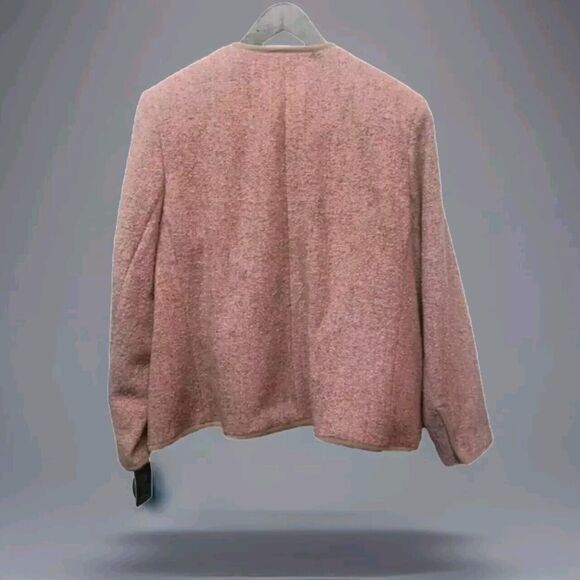NWT Jones New York Collection Womens V-Wool 18W Suit Pink Copenhagen Blazer $199 - Picture 13 of 16